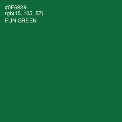 #0F6939 - Fun Green Color Image